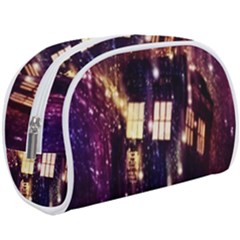 Tardis Regeneration Art Doctor Who Paint Purple Sci Fi Space Star Time Machine Make Up Case (large) by Cendanart