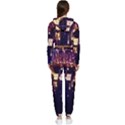 Tardis Regeneration Art Doctor Who Paint Purple Sci Fi Space Star Time Machine Cropped Zip Up Lounge Set View2