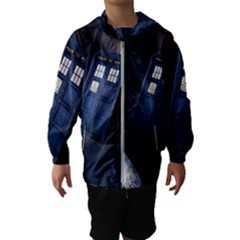 Tardis Doctor Who Planet Kids  Hooded Windbreaker by Cendanart