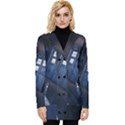 Tardis Doctor Who Planet Button Up Hooded Coat  View1