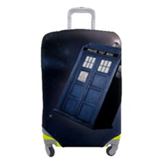 Tardis Doctor Who Planet Luggage Cover (small) by Cendanart