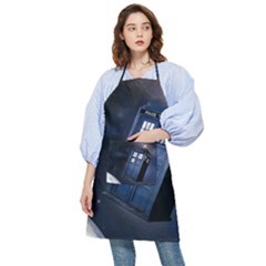 Tardis Doctor Who Planet Pocket Apron by Cendanart