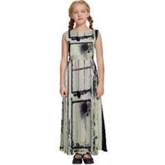 Doctor Who Tardis Kids  Satin Sleeveless Maxi Dress by Cendanart