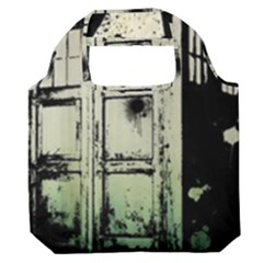 Doctor Who Tardis Premium Foldable Grocery Recycle Bag by Cendanart