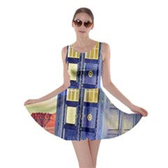 Tardis Wilderness Doctor Who Skater Dress by Cendanart