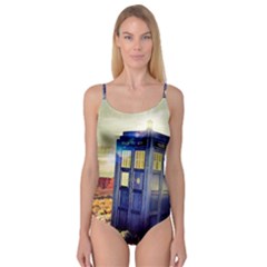 Tardis Wilderness Doctor Who Camisole Leotard  by Cendanart