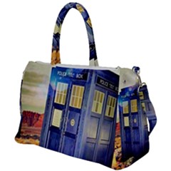 Tardis Wilderness Doctor Who Duffel Travel Bag by Cendanart