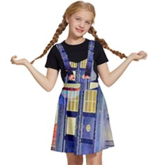 Tardis Wilderness Doctor Who Kids  Apron Dress by Cendanart