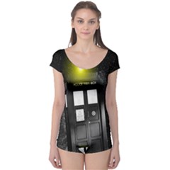 Doctor Who Space Tardis Boyleg Leotard  by Cendanart