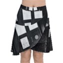 Doctor Who Space Tardis Chiffon Wrap Front Skirt View1