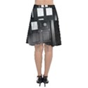 Doctor Who Space Tardis Chiffon Wrap Front Skirt View2