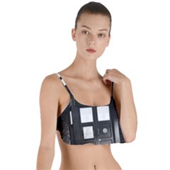 Doctor Who Space Tardis Layered Top Bikini Top  by Cendanart