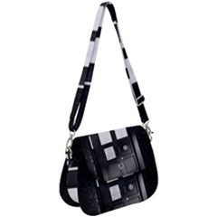 Doctor Who Space Tardis Saddle Handbag by Cendanart