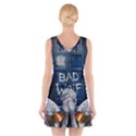 Doctor Who Adventure Bad Wolf Tardis V-Neck Sleeveless Dress View2