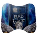 Doctor Who Adventure Bad Wolf Tardis Velour Head Support Cushion View1