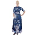 Doctor Who Adventure Bad Wolf Tardis Half Sleeves Maxi Dress View2