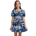 Doctor Who Adventure Bad Wolf Tardis Kids  Short Sleeve Dolly Dress View1