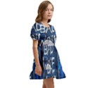 Doctor Who Adventure Bad Wolf Tardis Kids  Short Sleeve Dolly Dress View3