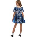 Doctor Who Adventure Bad Wolf Tardis Kids  Short Sleeve Dolly Dress View4