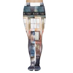 Tardis Doctor Who Tights by Cendanart