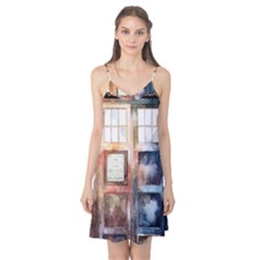 Tardis Doctor Who Camis Nightgown  by Cendanart