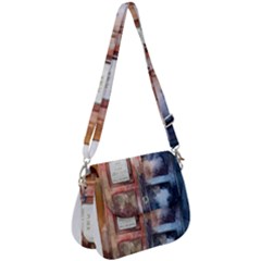 Tardis Doctor Who Saddle Handbag by Cendanart