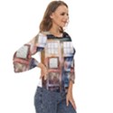 Tardis Doctor Who Cut Out Wide Sleeve Top View3