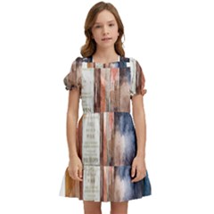 Tardis Doctor Who Kids  Puff Sleeved Dress