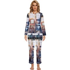 Tardis Doctor Who Womens  Long Sleeve Lightweight Pajamas Set by Cendanart