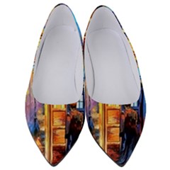 Tardis Doctor Who Paint Painting Women s Low Heels by Cendanart