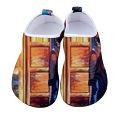 Tardis Doctor Who Paint Painting Kids  Sock-style Water Shoes by Cendanart