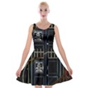 Tardis Doctor Who Magic Travel Macine Fantasy Velvet Skater Dress View1