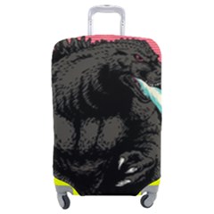 Godzilla Vintage Wave Luggage Cover (medium) by Cendanart