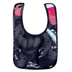 Godzilla Vintage Wave Baby Bib