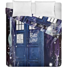 Bad Wolf Tardis Doctor Who Duvet Cover Double Side (california King Size) by Cendanart