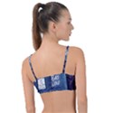 Bad Wolf Tardis Doctor Who Knot Up Bikini Top View2