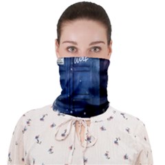 Bad Wolf Tardis Doctor Who Face Covering Bandana (adult) by Cendanart