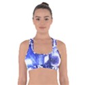 Tardis Doctor Who Blue Travel Machine Cross Back Sports Bra View1