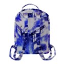 Tardis Doctor Who Blue Travel Machine Flap Pocket Backpack (Small) View3