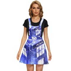 Tardis Doctor Who Blue Travel Machine Apron Dress by Cendanart