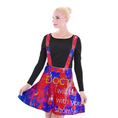 Doctor Who Dr Who Tardis Suspender Skater Skirt