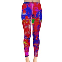 Doctor Who Dr Who Tardis Inside Out Leggings