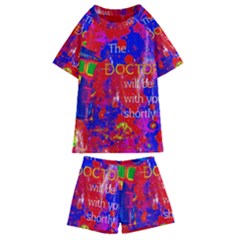 Doctor Who Dr Who Tardis Kids  Swim T-shirt And Shorts Set