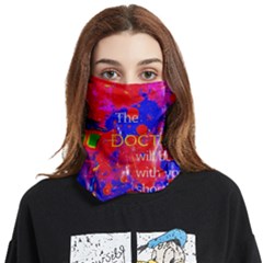 Doctor Who Dr Who Tardis Face Covering Bandana (two Sides)