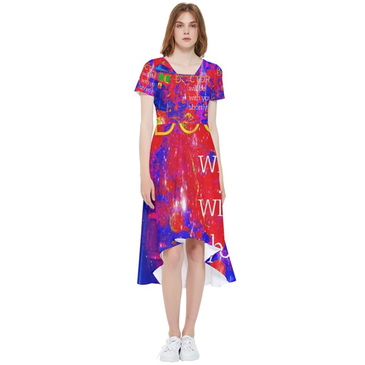 Doctor Who Dr Who Tardis High Low Boho Dress