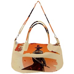 Samurai Art Ninja Katana Anime Aesthetic  Japanese Lore Style Mythology Retro Classic Warrior Removable Strap Handbag by Bedest