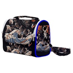 Sushi Dragon Japanese Satchel Shoulder Bag by Bedest