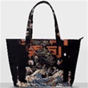 Sushi Dragon Japanese Back Pocket Shoulder Bag  View1