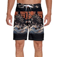 Sushi Dragon Japanese Men s Beach Shorts