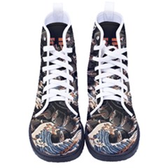 Sushi Dragon Japanese Women s High-top Canvas Sneakers by Bedest